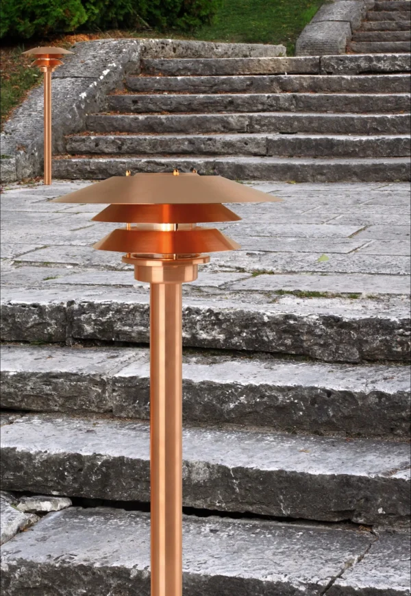 Lampa ogrodowa Nordlux Venø Miedziana