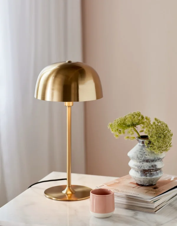 Lampa stołowa Nordlux Cera Mosiądz