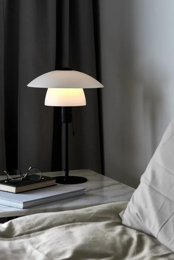 Lampa stołowa Nordlux Verona Opal Biały