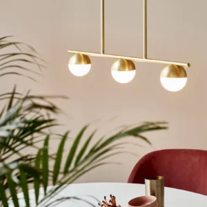 Lampa wisząca Nordlux Contina 3-Pendant Mosiądz