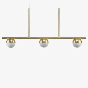 Lampa wisząca Nordlux Contina 3-Pendant Mosiądz