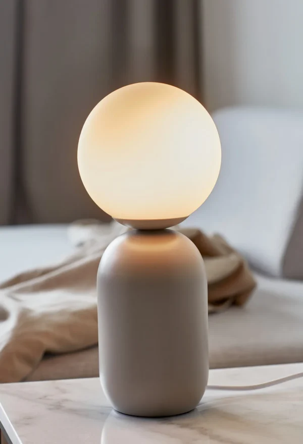 Lampa stołowa Nordlux Notti Szary