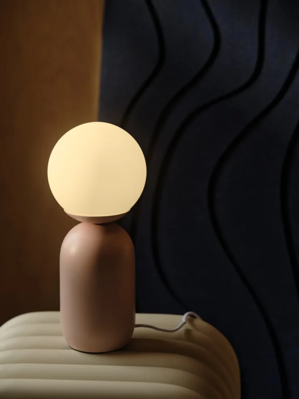 Lampa stołowa Nordlux Notti Brudny Róż
