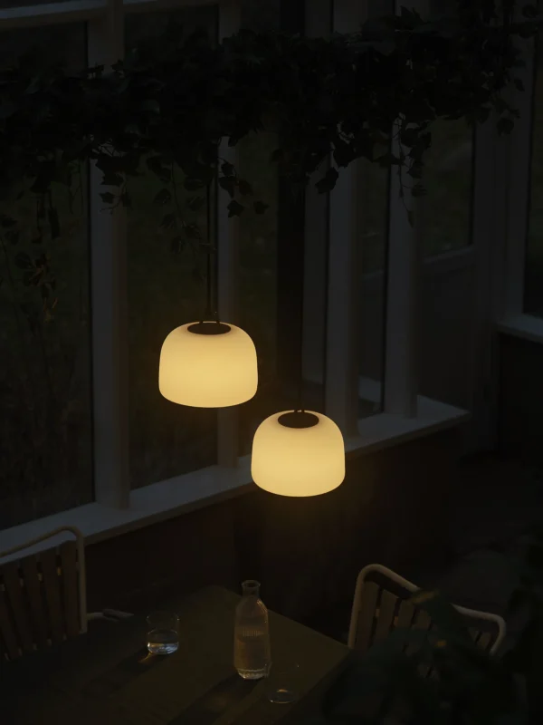 Lampa wisząca Nordlux Kettle 22 Czarno-biały