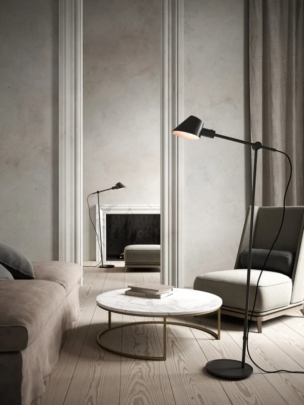 Lampa podłogowa Nordlux Stay Czarny
