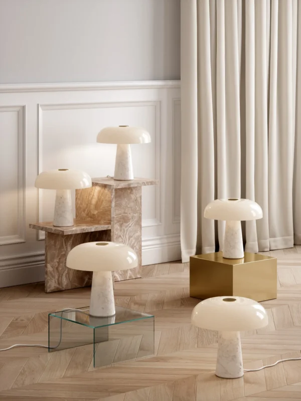 Lampa stołowa Nordlux Glossy Biały