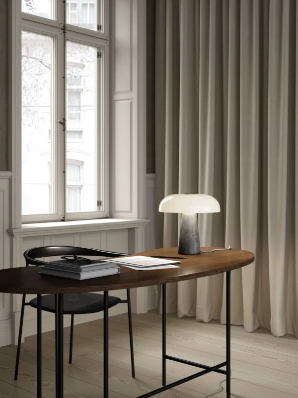 Lampa stołowa Nordlux Glossy Szary