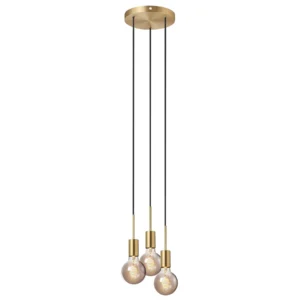 Lampa wisząca Nordlux Paco 3- Pendant Mosiądz