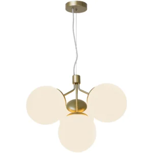 Lampa wisząca Nordlux Ivona 4 Mosiądz