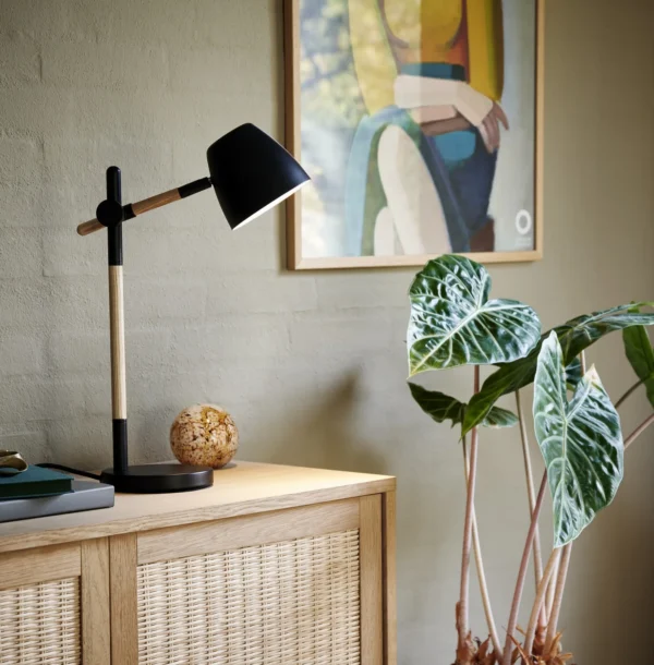 Lampa stołowa Nordlux Theo Czarny