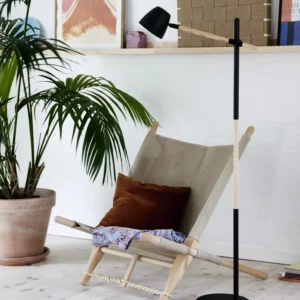 Lampa podłogowa Nordlux Theo Czarny