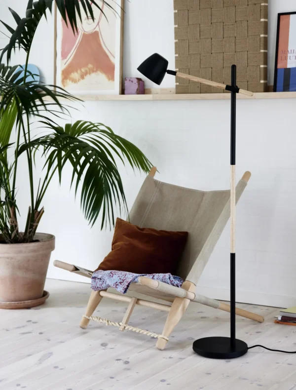 Lampa podłogowa Nordlux Theo Czarny
