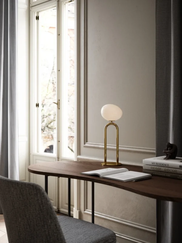 Lampa stołowa Nordlux Shapes Mosiądz