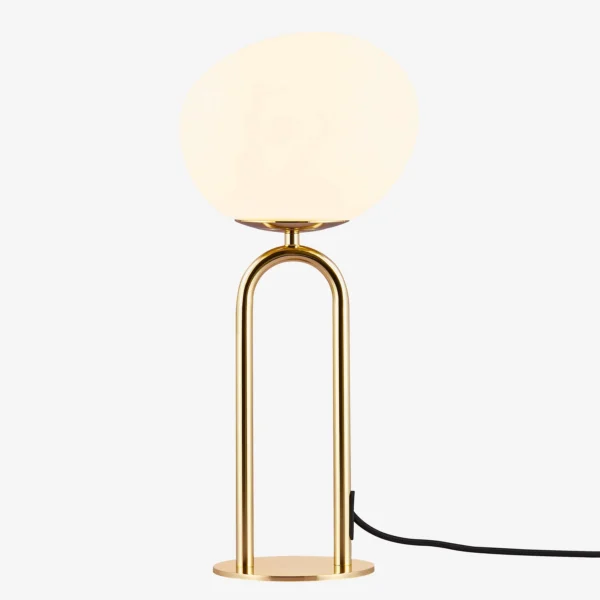 Lampa stołowa Nordlux Shapes Mosiądz