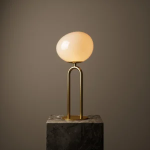Lampa stołowa Nordlux Shapes Mosiądz