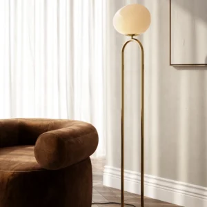 Lampa podłogowa Nordlux Shapes Mosiądz