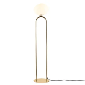 Lampa podłogowa Nordlux Shapes Mosiądz
