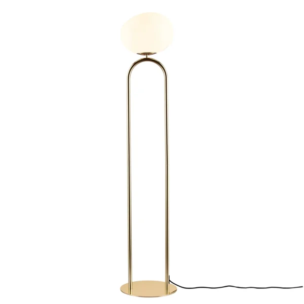 Lampa podłogowa Nordlux Shapes Mosiądz