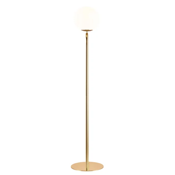 Lampa podłogowa Nordlux Shapes Mosiądz