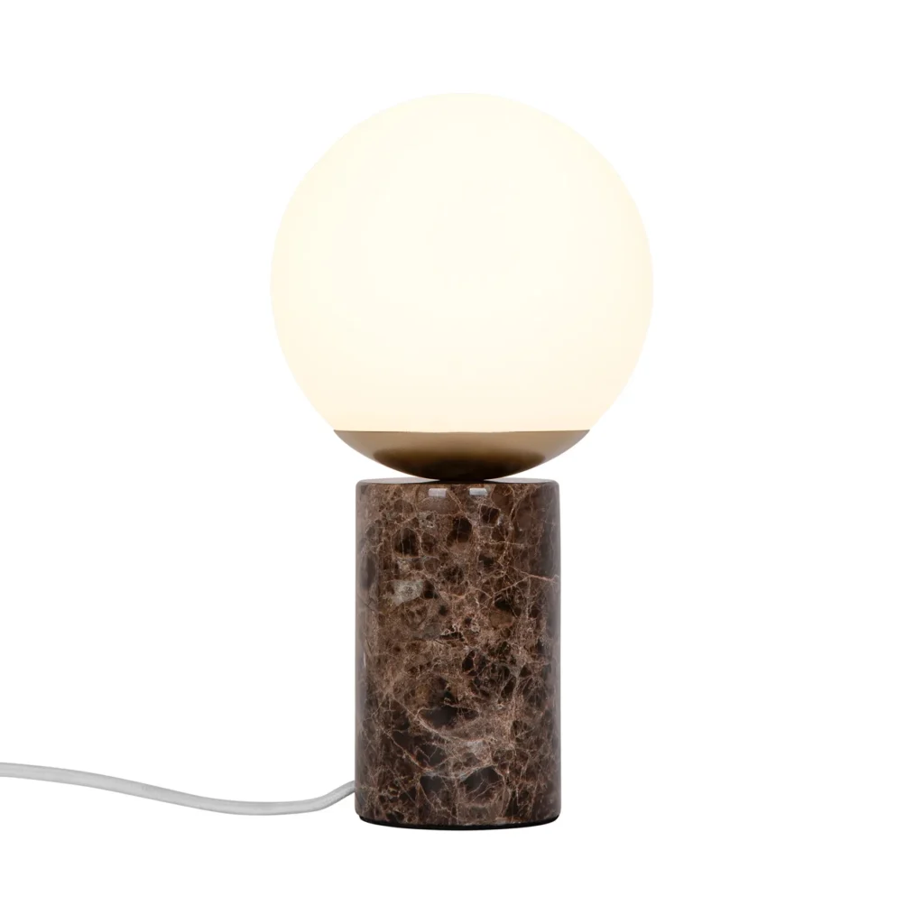 Lampa stołowa Nordlux Lilly Brązowy Marmur