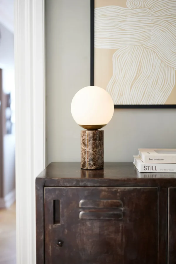 Lampa stołowa Nordlux Lilly Brązowy Marmur