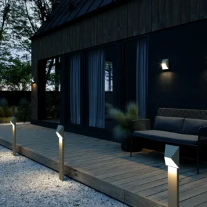 Lampa ogrodowa Nordlux Pontio 15 Piaskowy