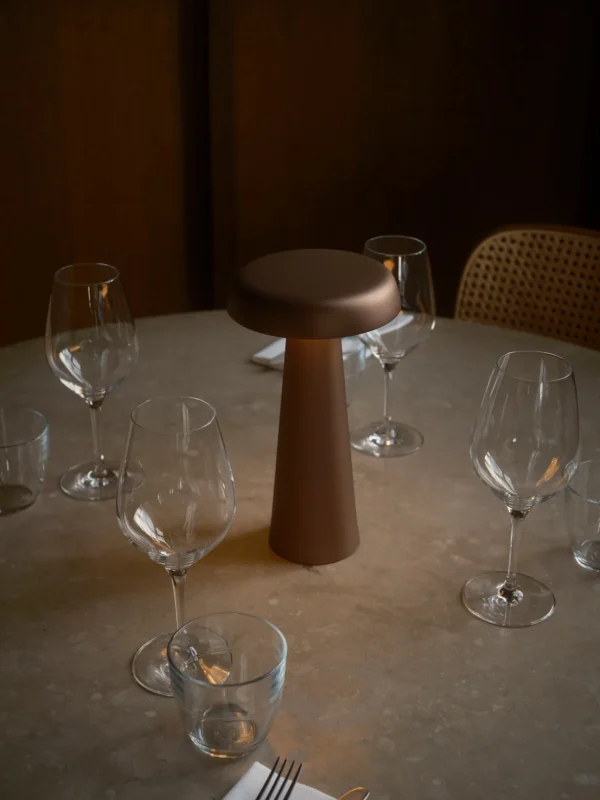 Lampa stołowa Nordlux Arcello Portable Mosiądz
