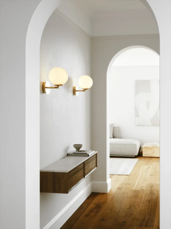 Kinkiet Nordlux Shapes Mosiądz