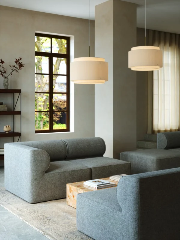 Lampa wisząca Nordlux Takai Beżowa