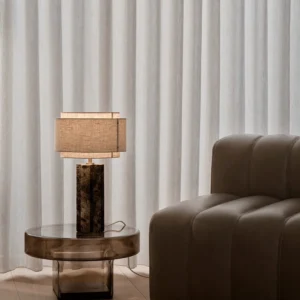 Lampa stołowa Nordlux Takai Marble Beżowa