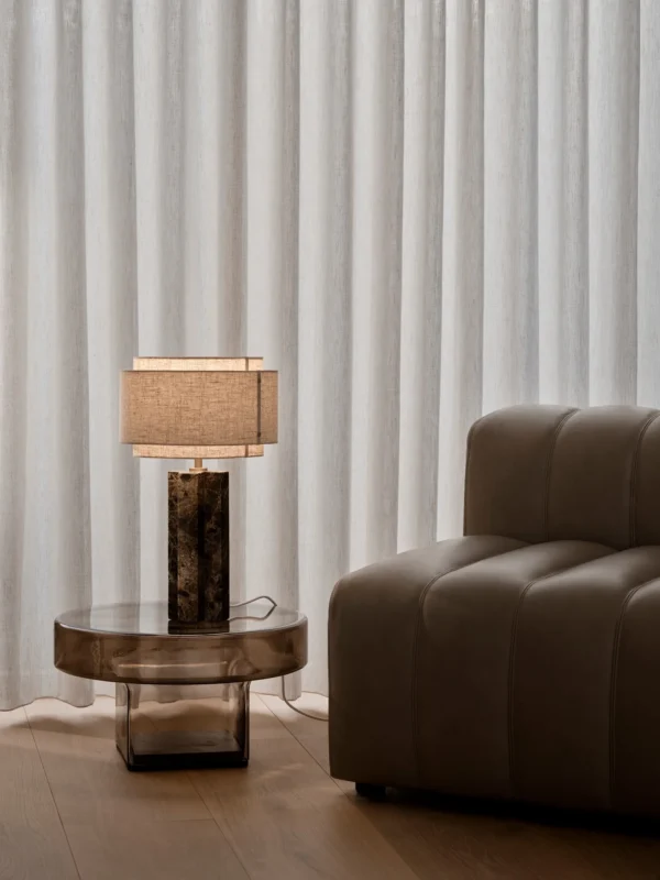 Lampa stołowa Nordlux Takai Marble Beżowa