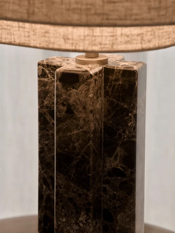 Lampa stołowa Nordlux Takai Marble Beżowa