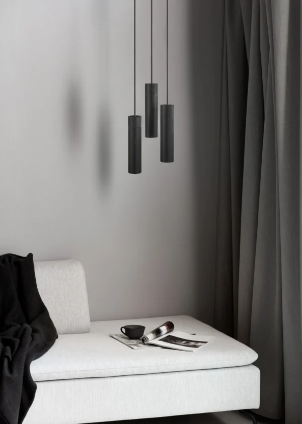Lampa wisząca Nordlux Tilo 3-Spot Czarny