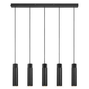 Lampa wisząca Nordlux Tilo 5-Spot Czarny