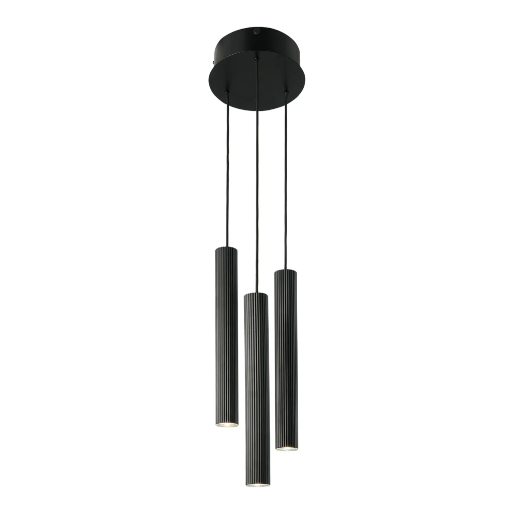 Lampa wisząca Nordlux Vico 3-Rondel Czarny