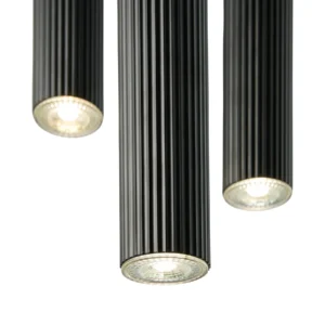 Lampa wisząca Nordlux Vico 3-Rondel Czarny