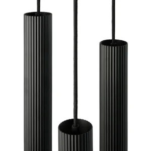 Lampa wisząca Nordlux Vico 3-Rondel Czarny
