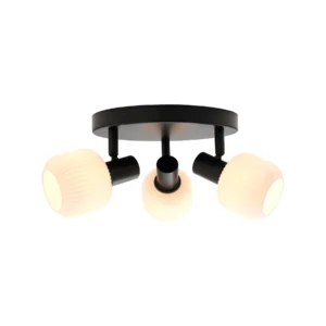Plafon Nordlux Milford Mini 3-Rondel Czarny