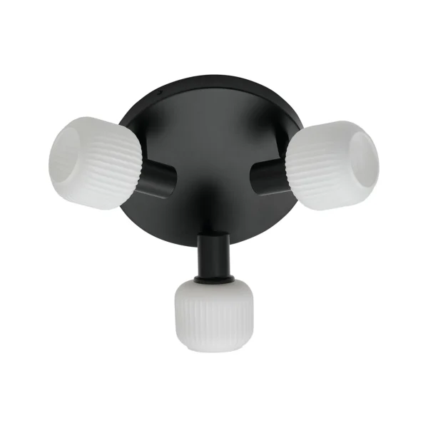 Plafon Nordlux Milford Mini 3-Rondel Czarny