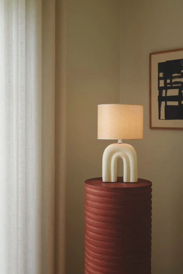 Lampa stołowa Nordlux Haze Beżowy