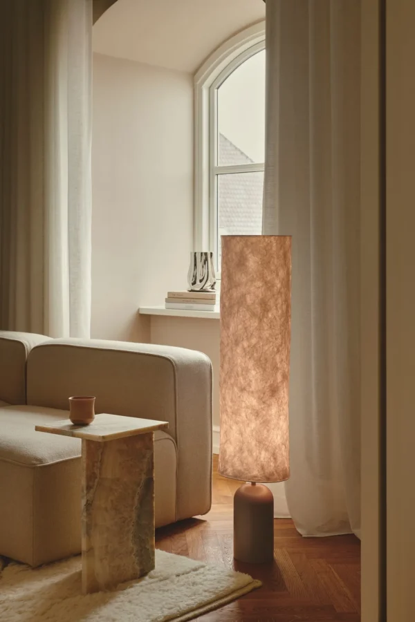Lampa podłogowa Nordlux Talli Brązowy