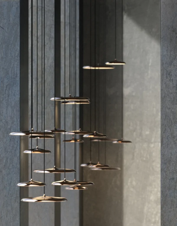 Lampa wisząca Nordlux Artist 25 Miedziany