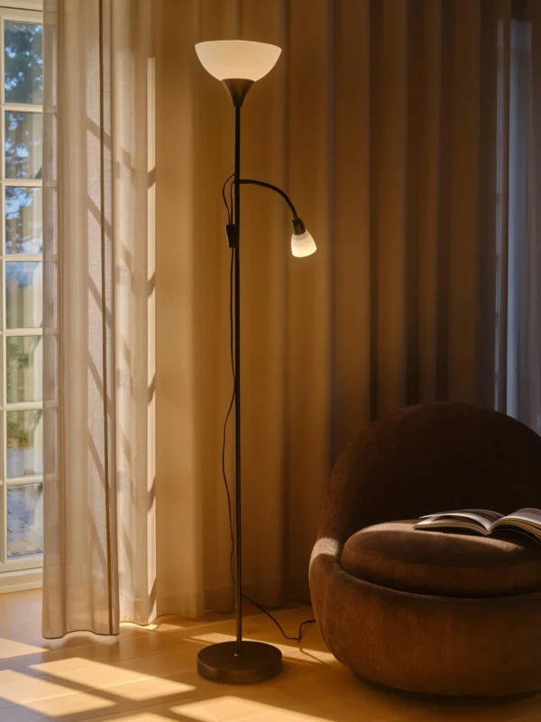 Lampa podłogowa Nordlux Lauria Czarny