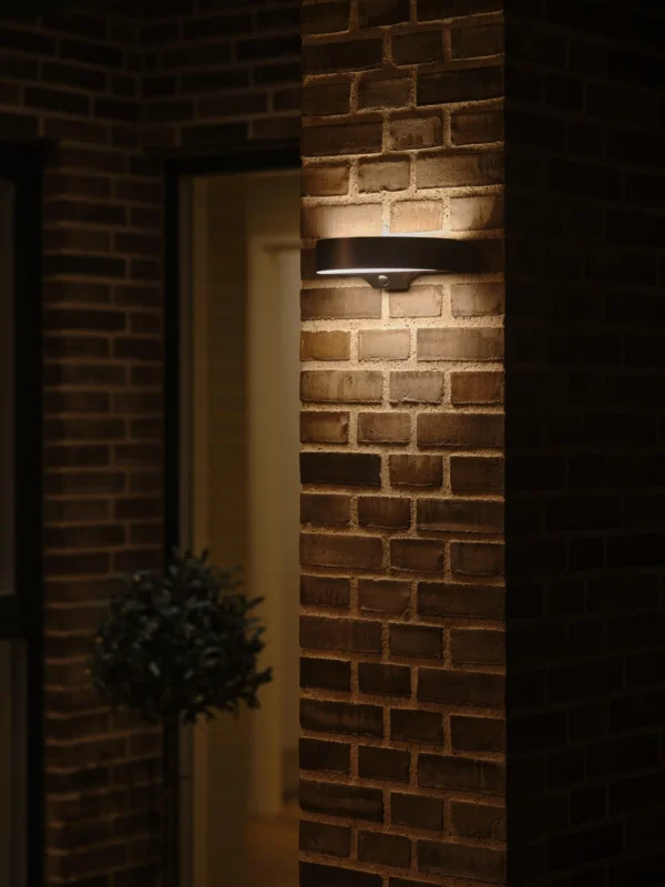 Lampa solarna Nordlux Monay Round Solar Czarny