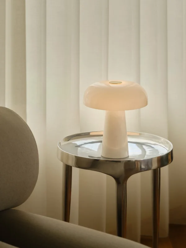Lampa stołowa Nordlux Glossy Mini Biały Marmur