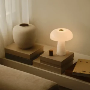 Lampa stołowa Nordlux Glossy Mini Biały Marmur