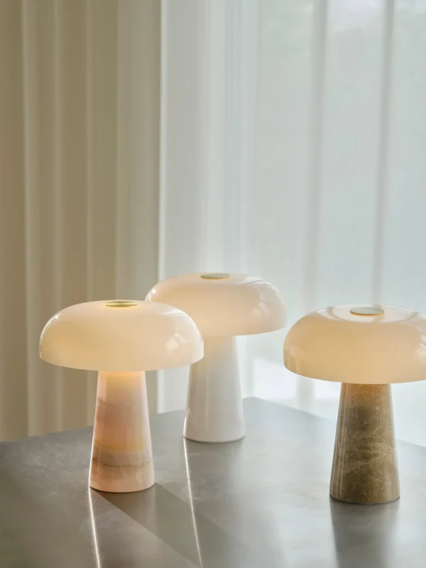 Lampa stołowa Nordlux Glossy Mini Biały Marmur