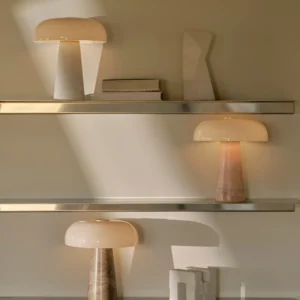 Lampa stołowa Nordlux Glossy Mini Biały Marmur