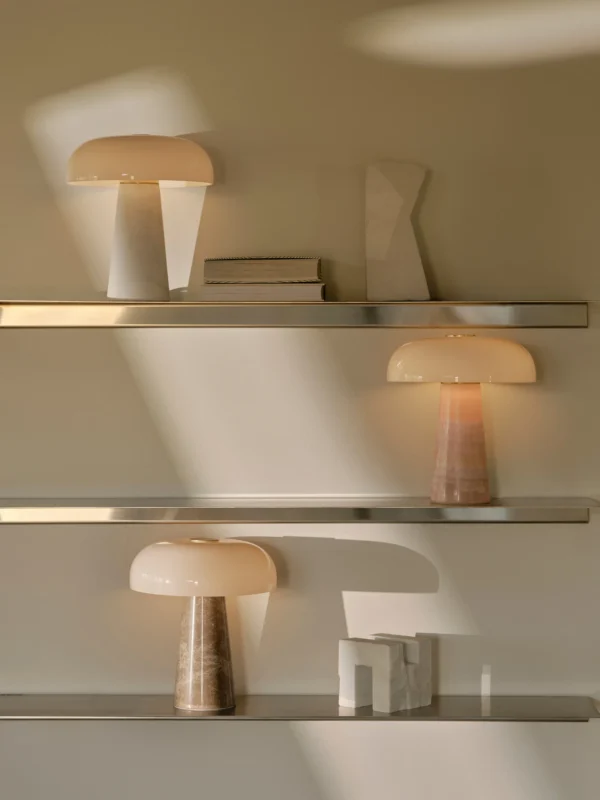 Lampa stołowa Nordlux Glossy Mini Biały Marmur