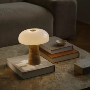 Lampa stołowa Nordlux Glossy Mini Beżowy